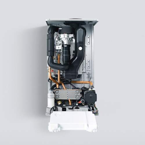 Binnenkant CV ketel techniek